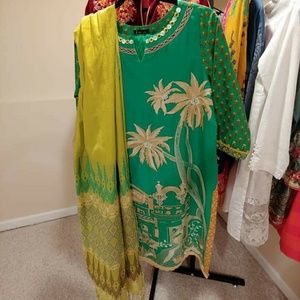 New Junaid jamshed pakistan 3 piece suit